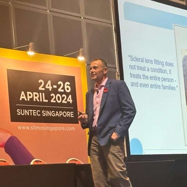 Damon presenting in Singapore